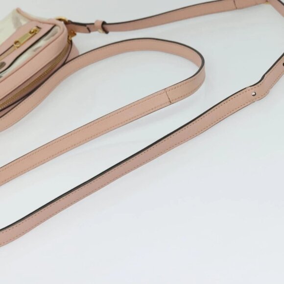 GUCCI Web Sherry Line Shoulder Bag Vinyl Clear Red Green 517350 Auth ki5631AV - Picture 8 of 16